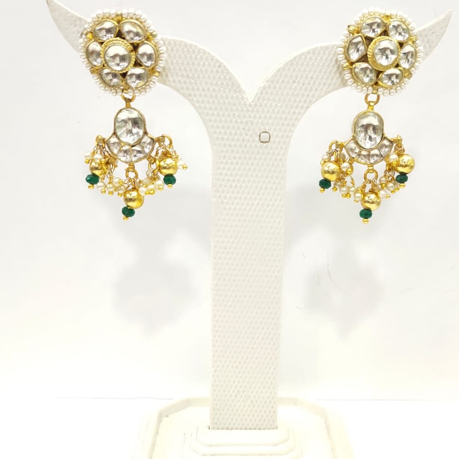 Choker with ruby hanging emerlad for wedding necklace set 1602 - Image 2