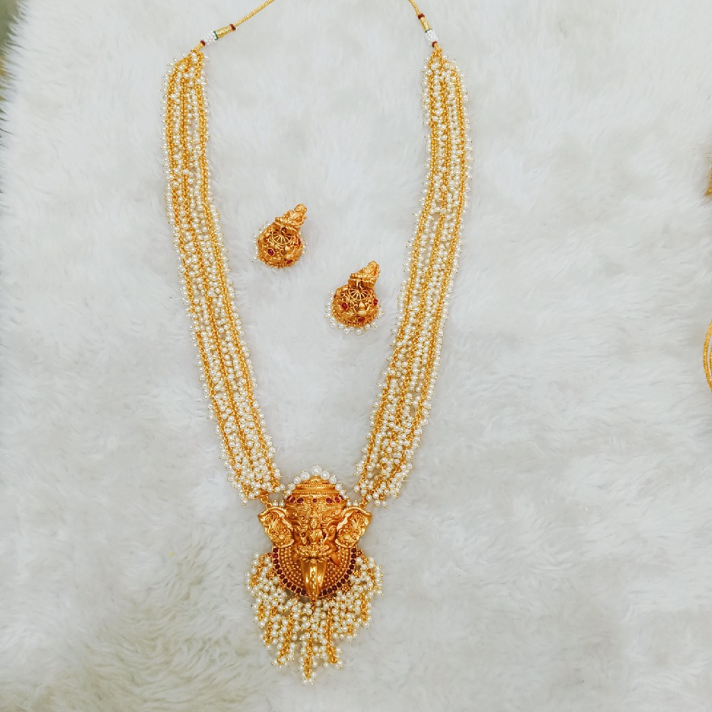 1 gram gold plated 3d design temple jewellery 1065