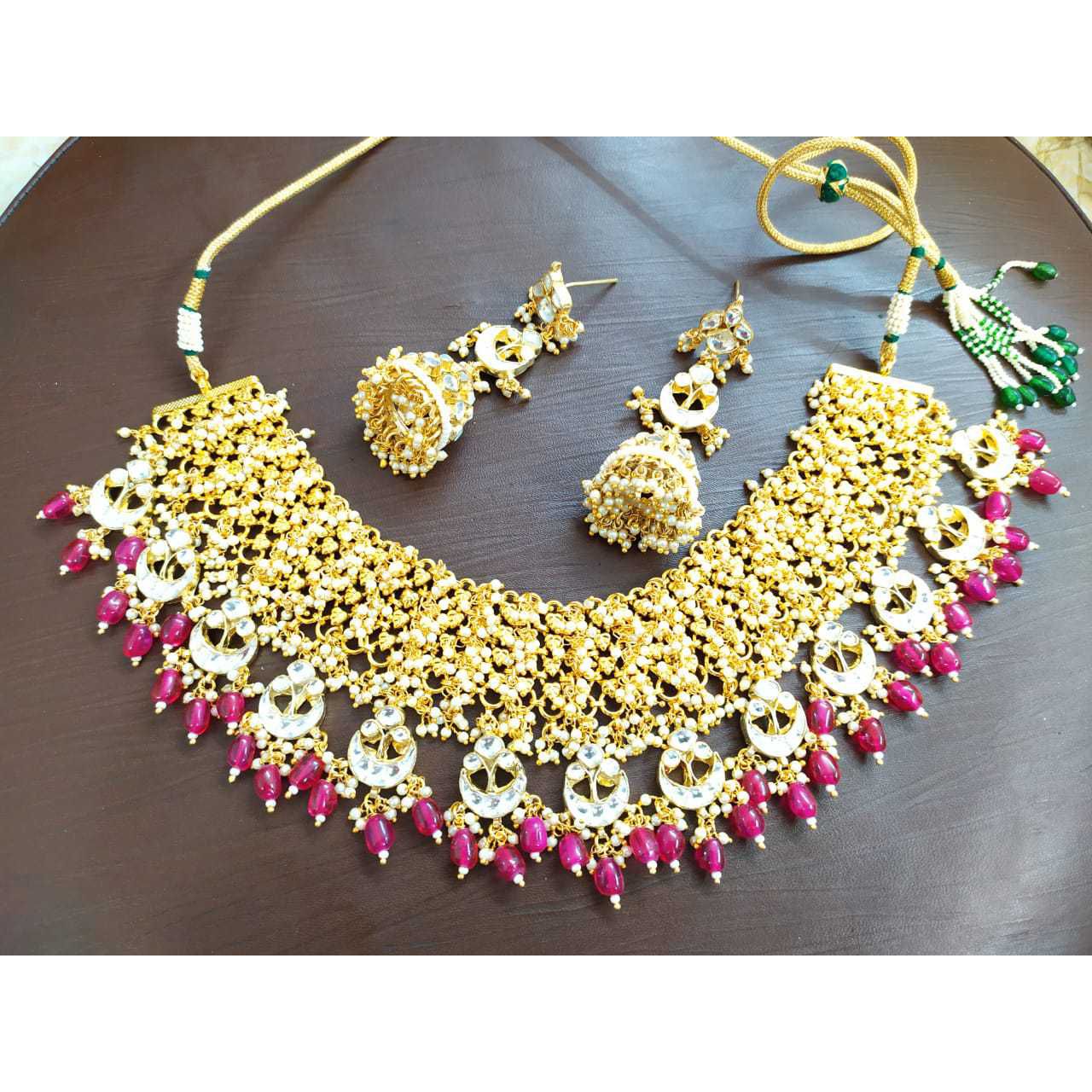 Designer Kundan Necklace Set#1023