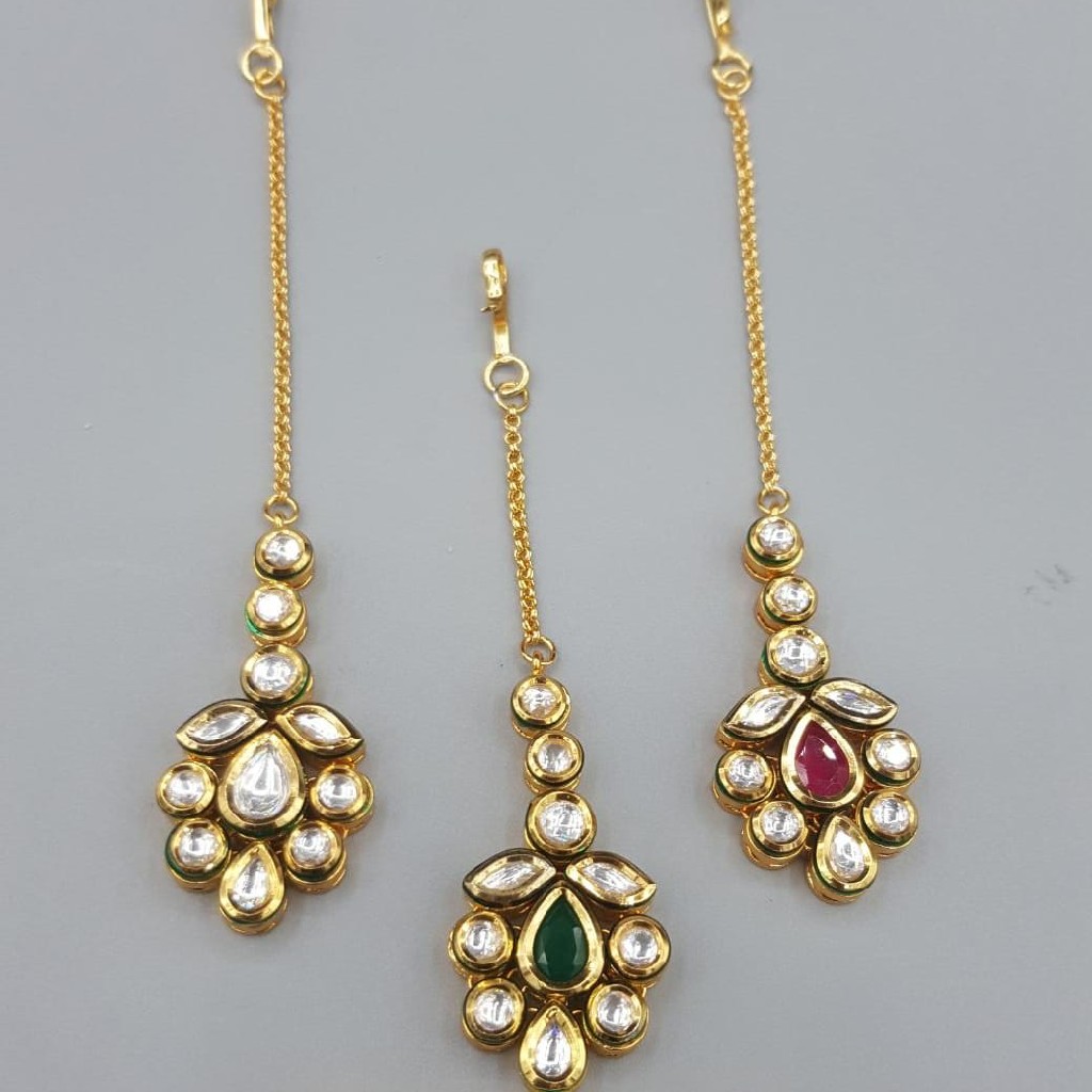 beautiful kundan tikka#710