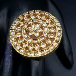 beautiful kundan ring#708