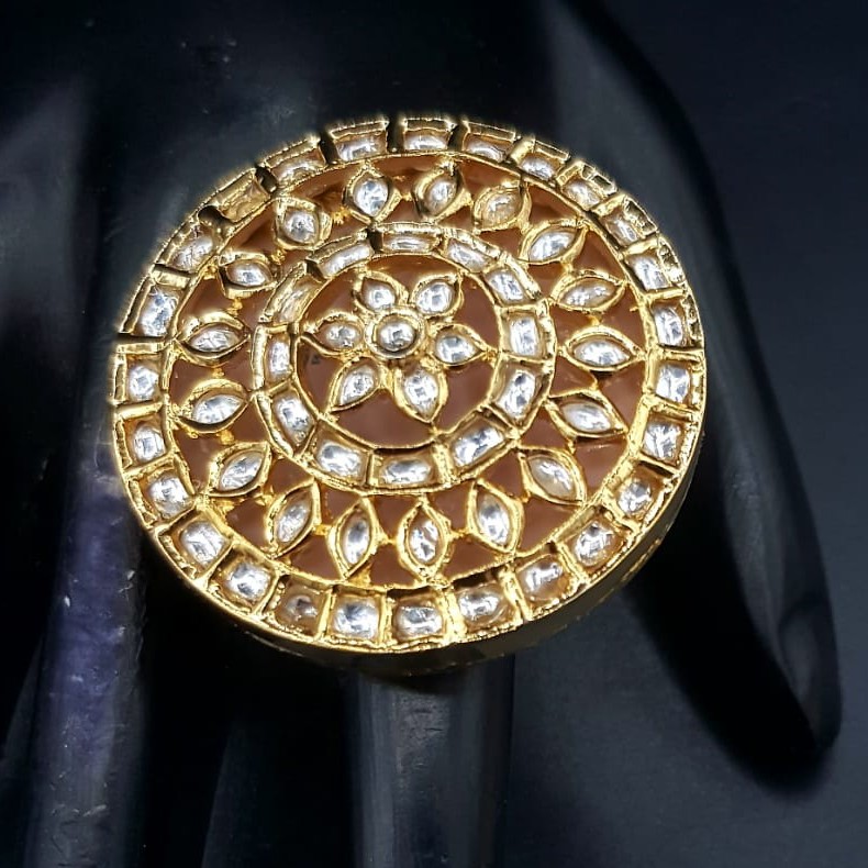 beautiful kundan ring#708