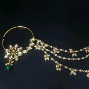 beautiful kundan nosepin#690