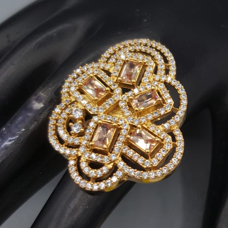 CZ diamond ring#674