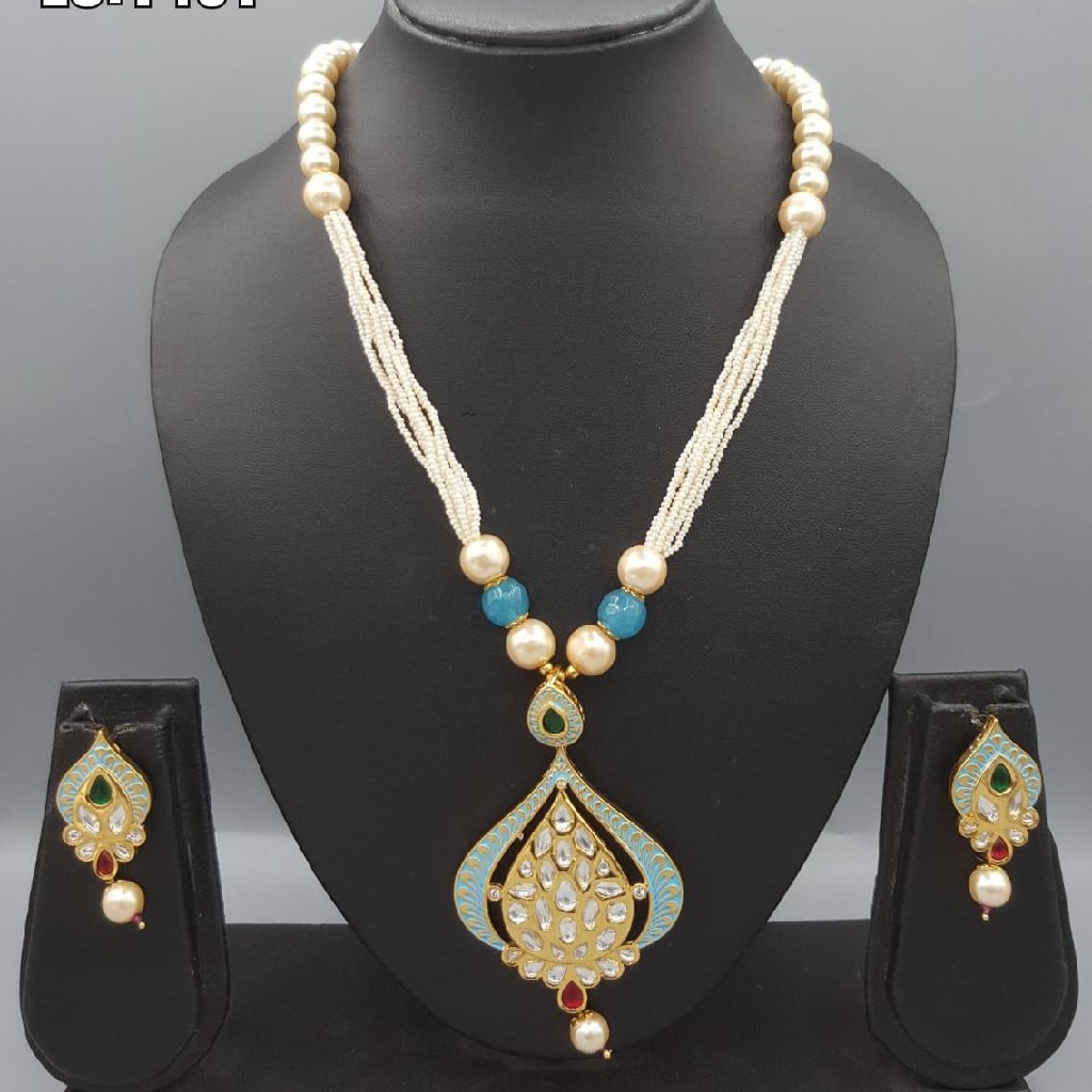 beautiful blue pendant set#507