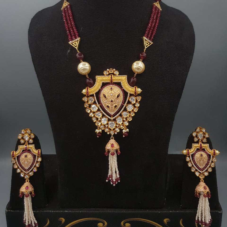 designer pendant set#500