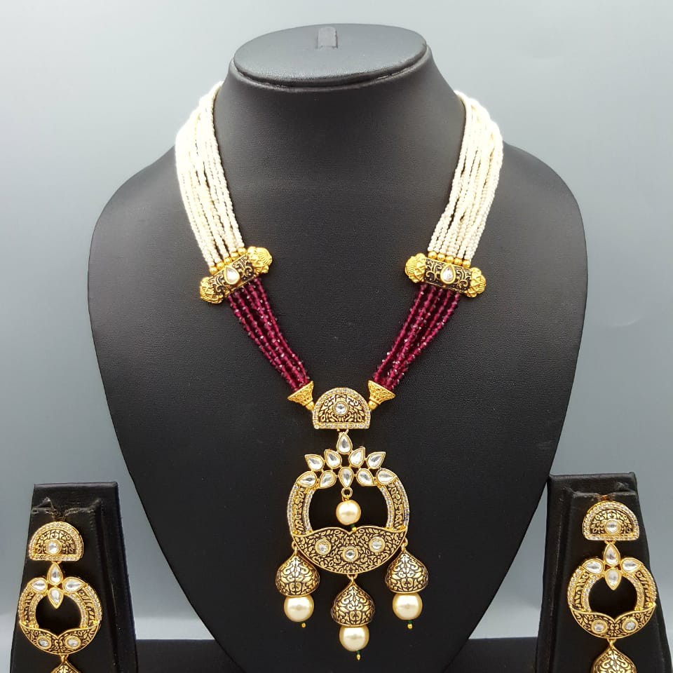 designer pendant set#493