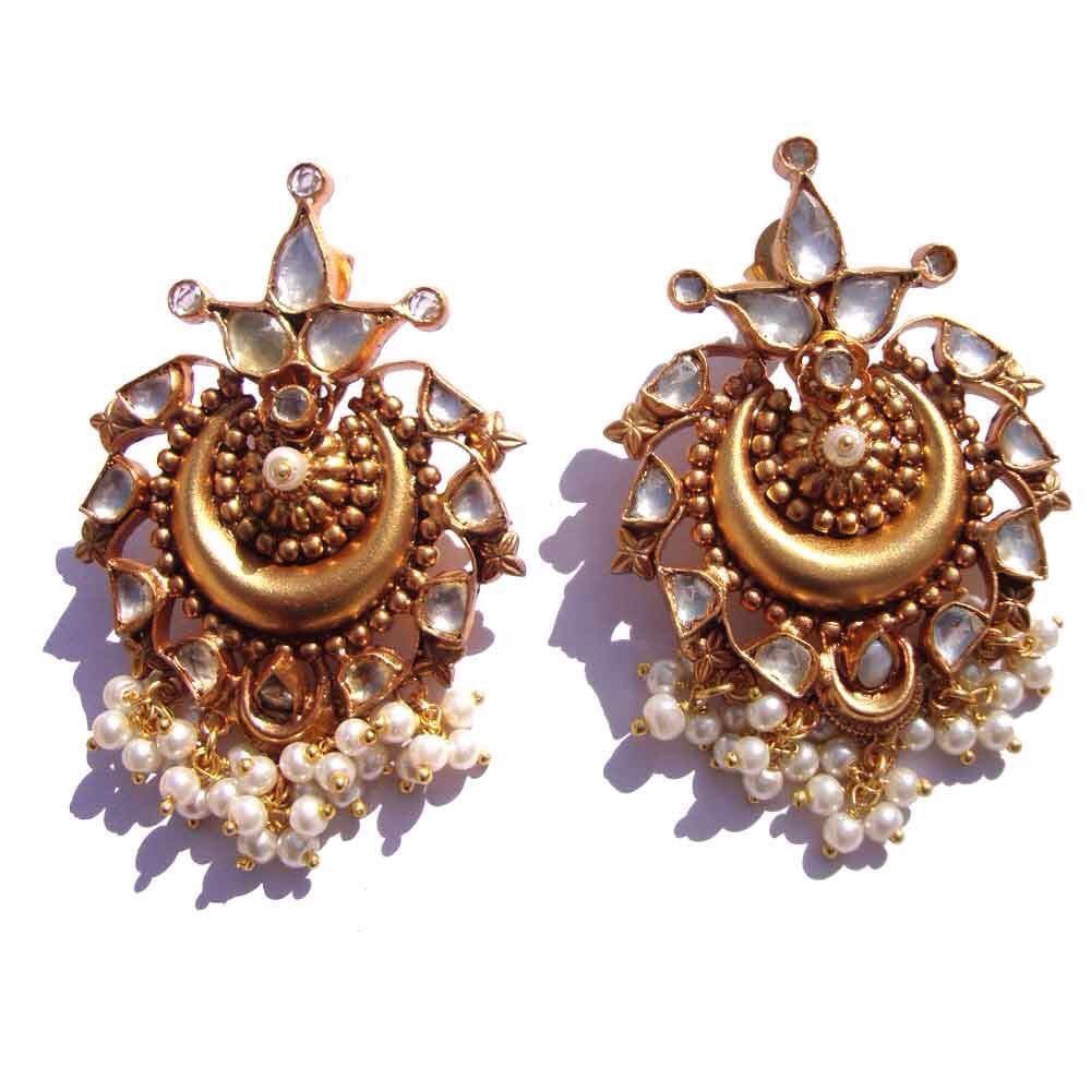 Designer antique earrings#312