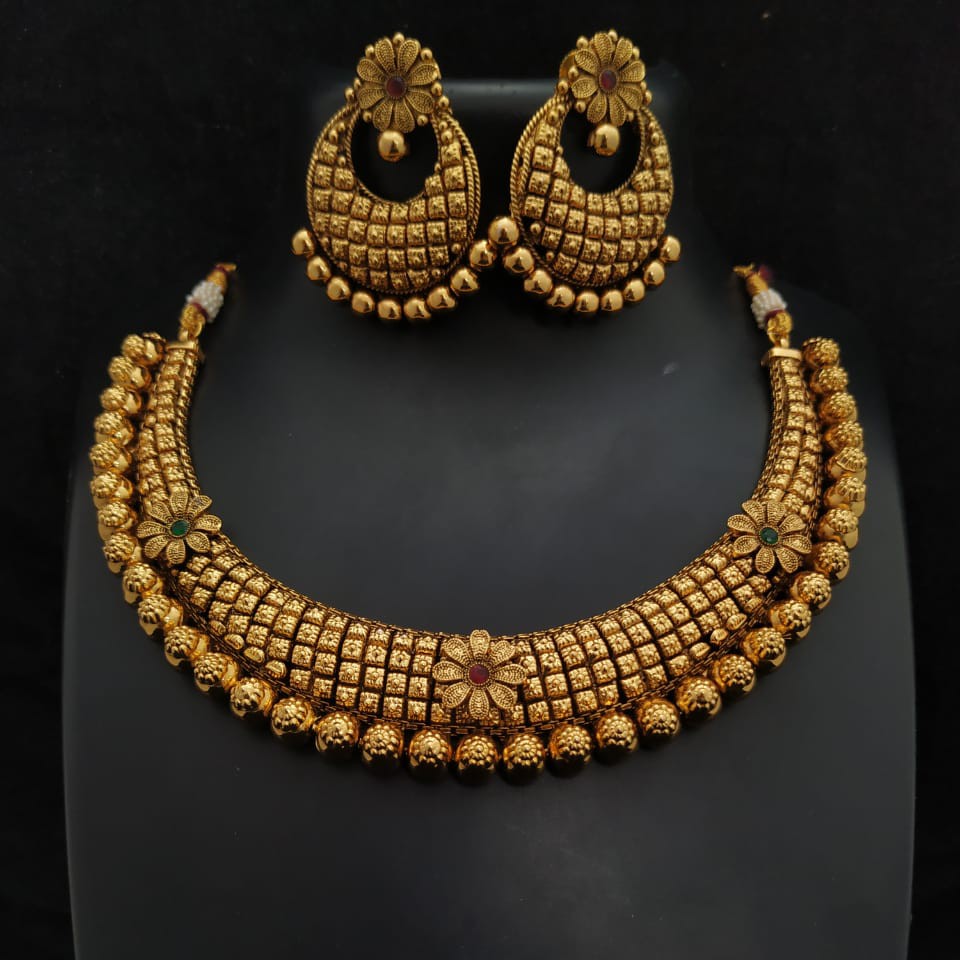 antique necklace set#dcns157