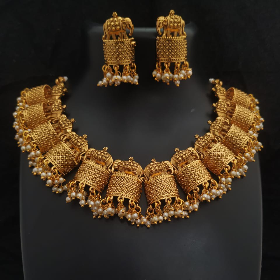 antique bridal necklace#154