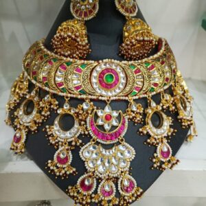 Bridal necklace set#bdns104