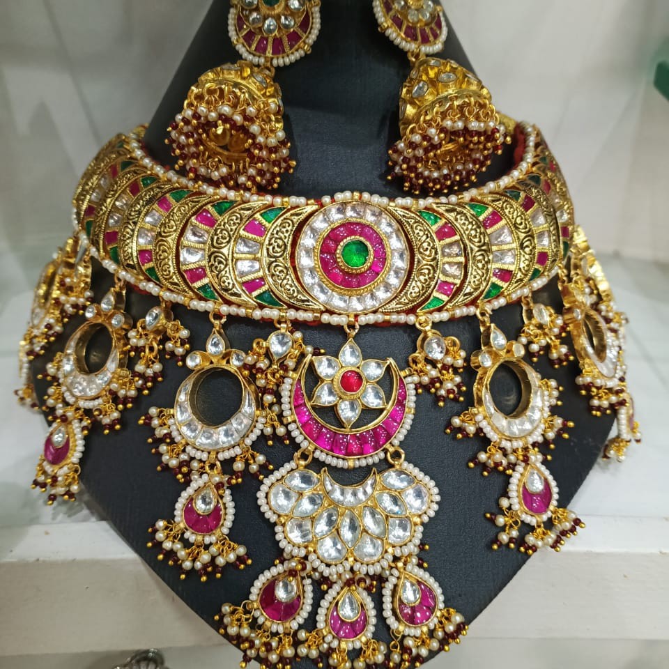 Bridal necklace set#bdns104