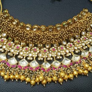Bridal necklace and choker #bdns084