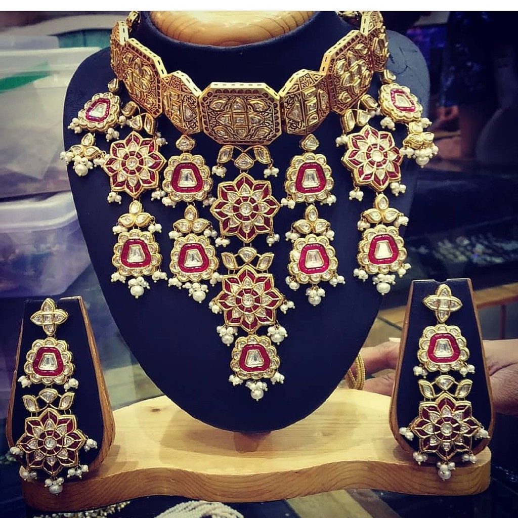 bridal necklace set#bdns077
