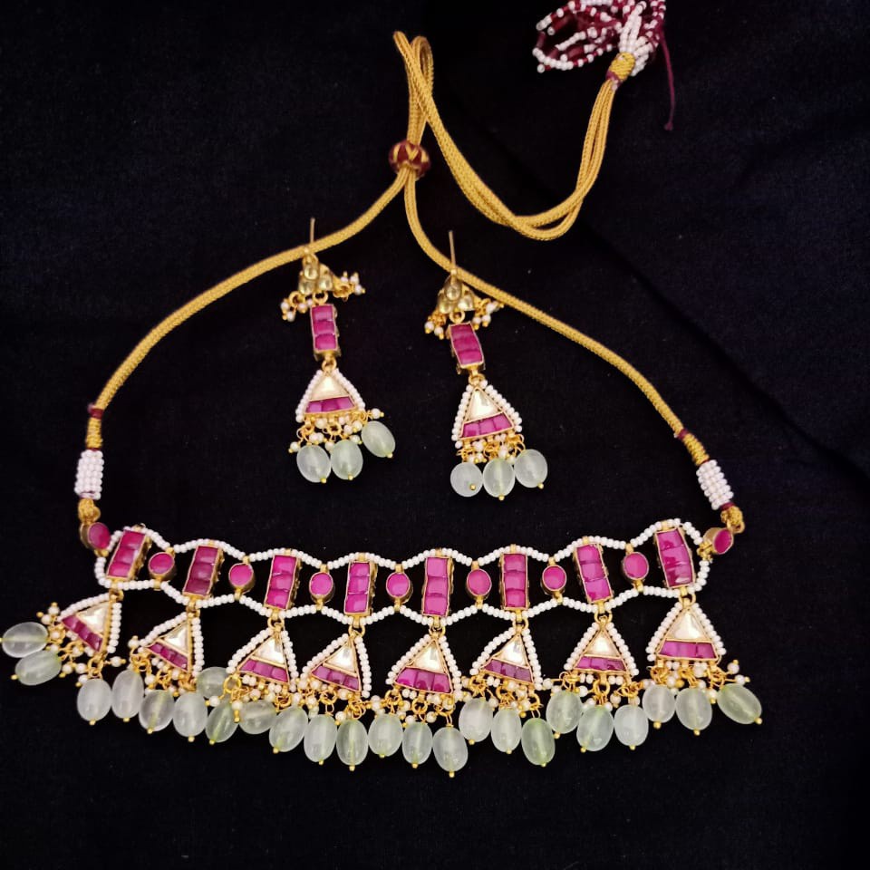 Mini choker necklace set chk038