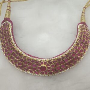 Soniya Ruby Pink Stone Necklace