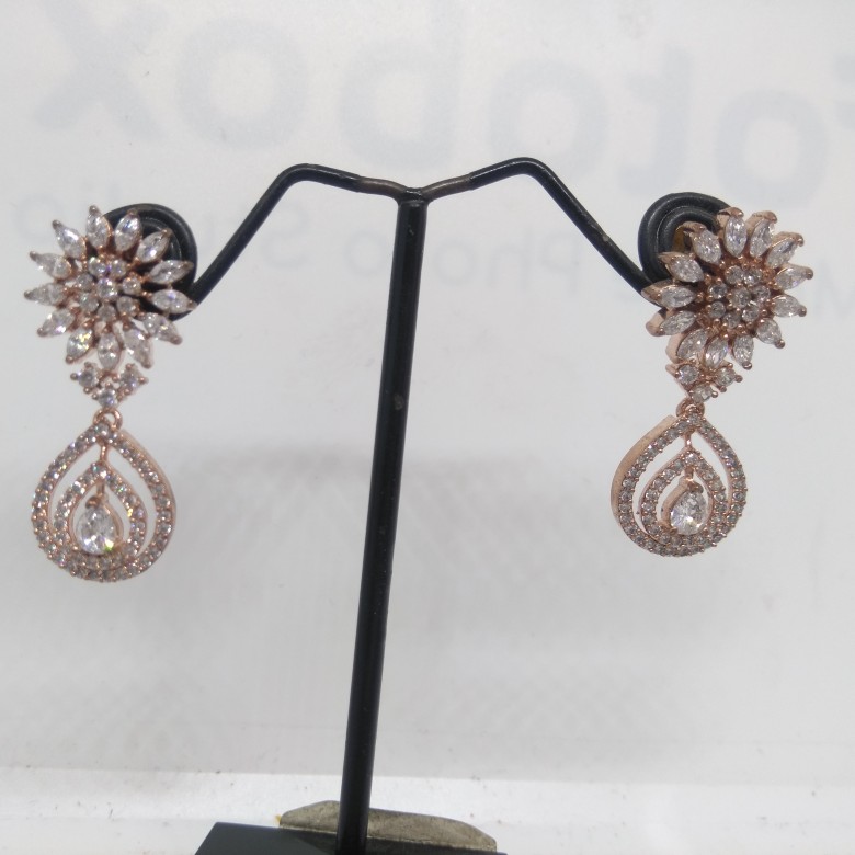 Fancy C.Z. Earrings 001