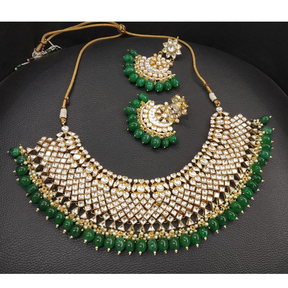 Fancy Bridal Kundan Necklace Set