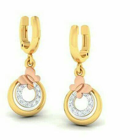 18kt Gold Fancy Ladies Earrings