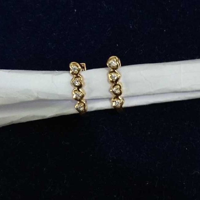 18KT Yellow Gold Ladies Indian Designer Bali (Earring)