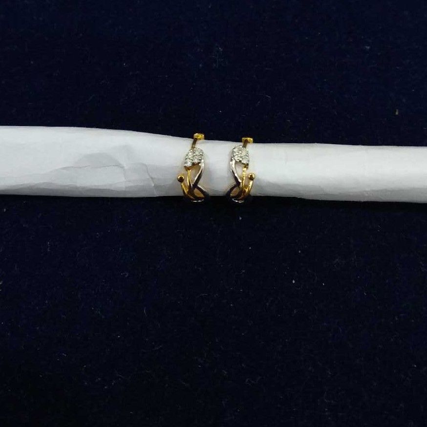 18K Gold Antique Diamond Bali