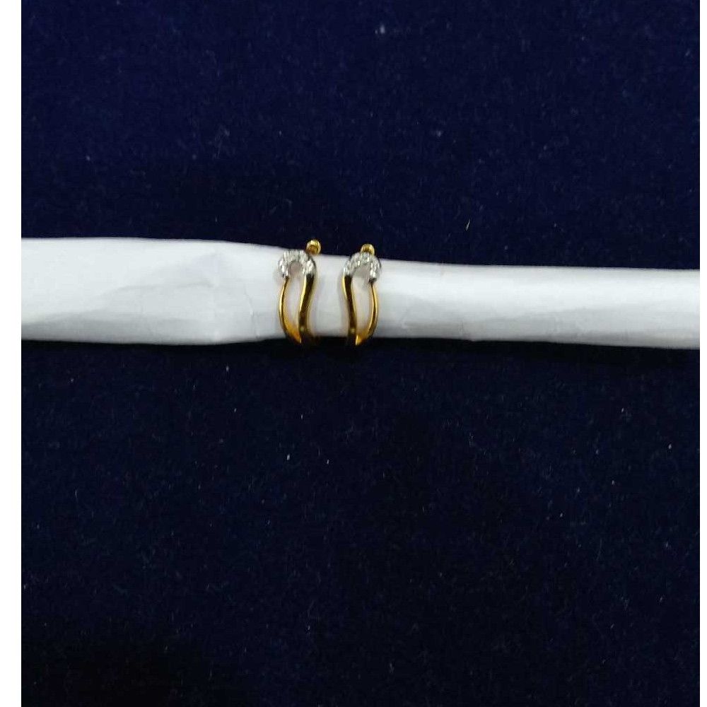 18KT Gold Ladies Antique Natural Diamond Bali
