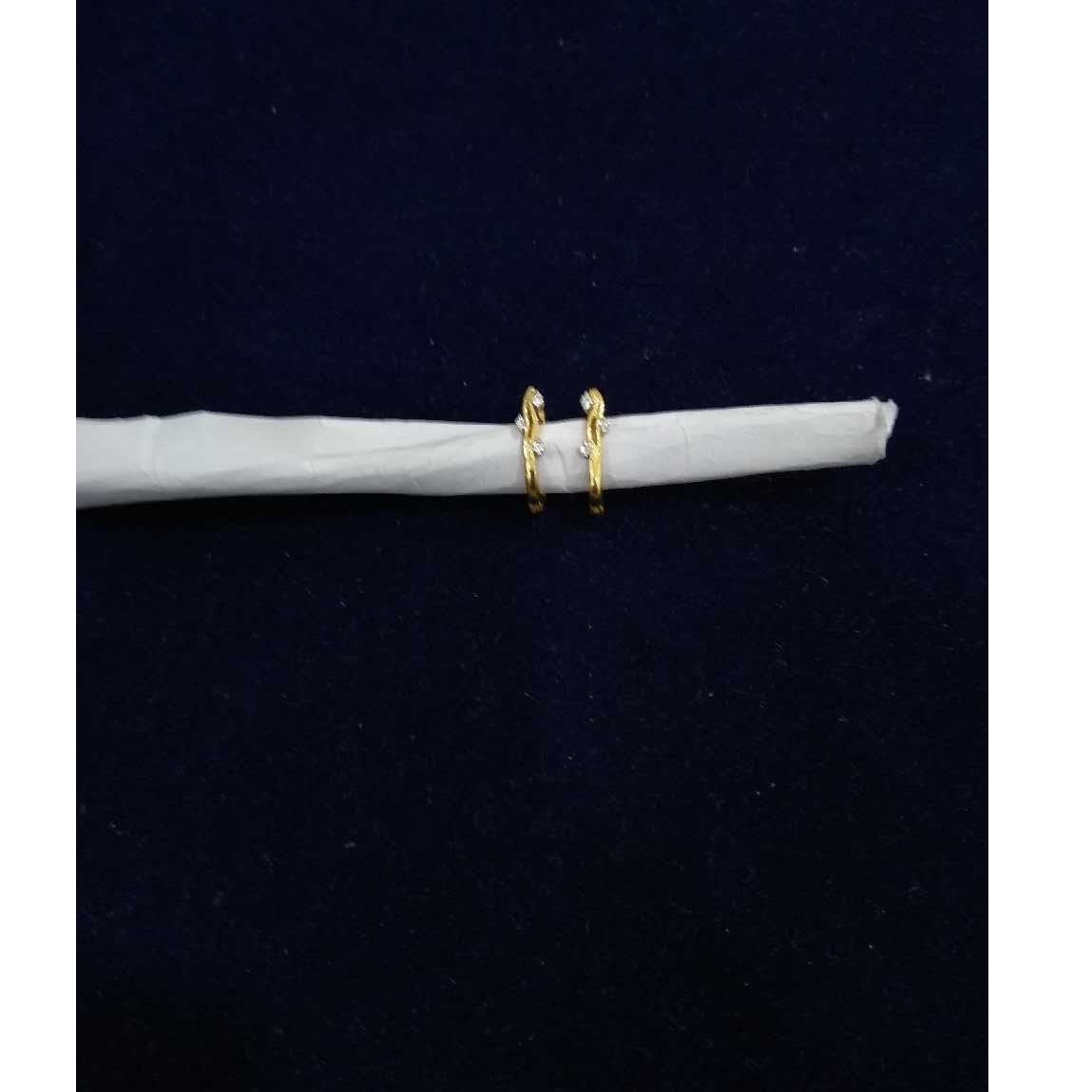 18K Natural Diamond Indian Classic Bali
