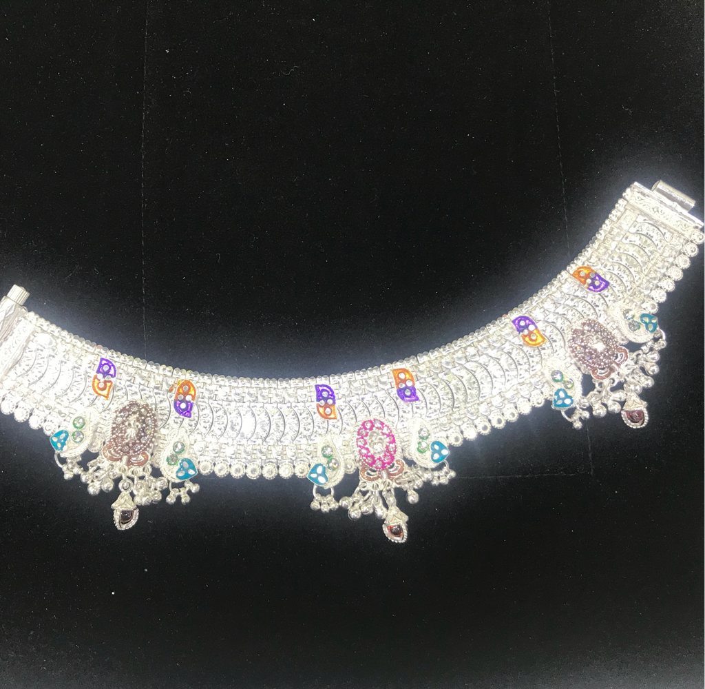 Kismat SJ 100 Silver fancy Payal