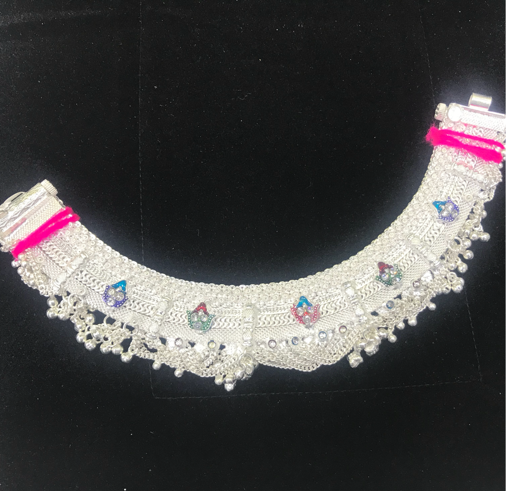 Rushi 100 Silver Payal