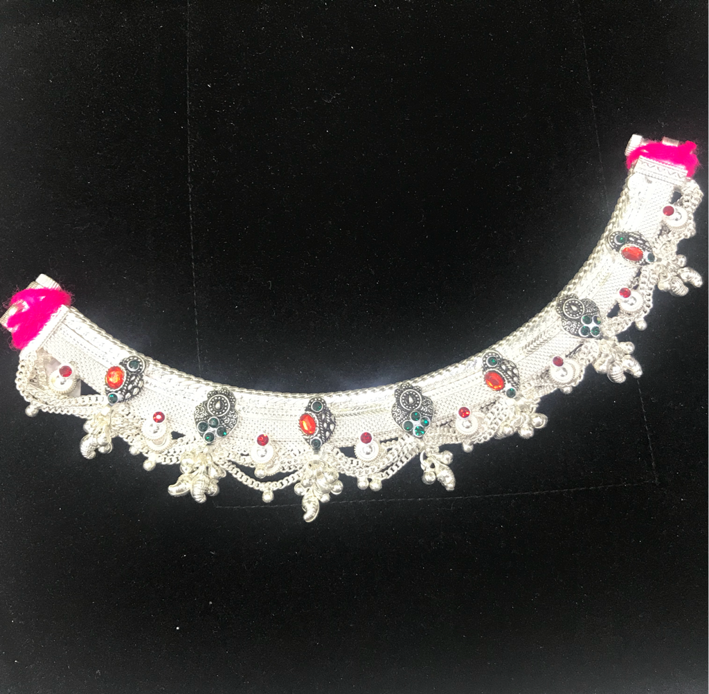 Rushi 100 Silver Payal