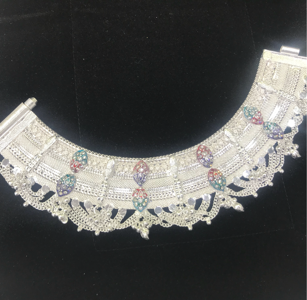 Rushi 100 Silver Payal