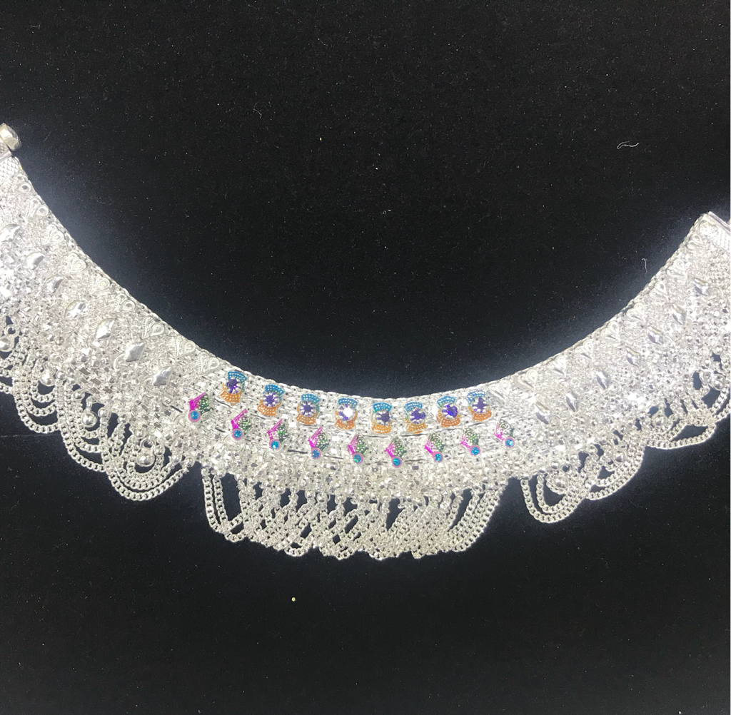 Agra 70 Silver Fancy Payal