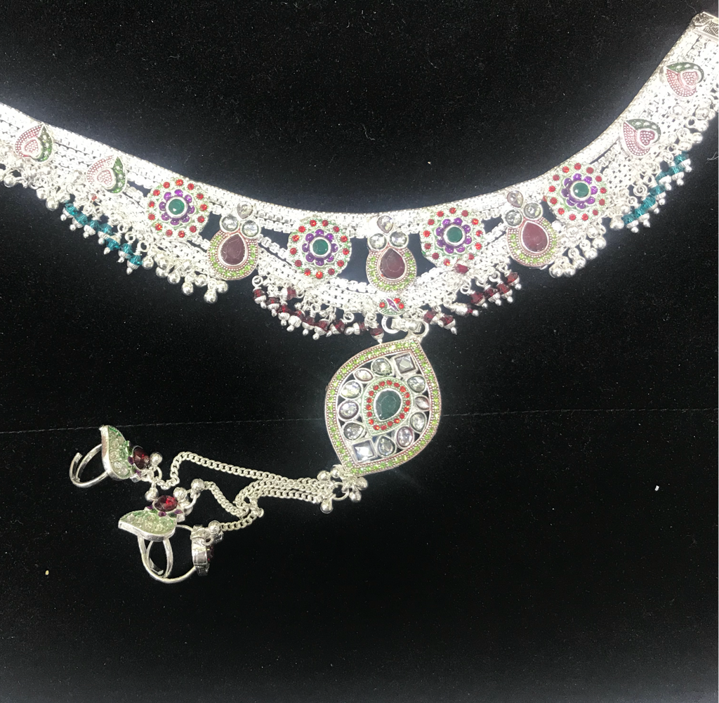 OC 60 Fancy Silver Payal
