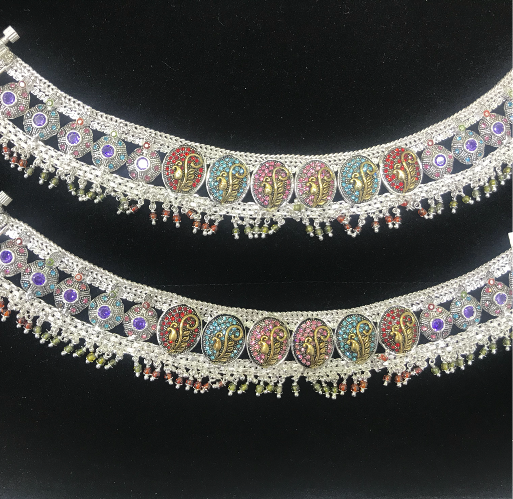 OC 60 Silver Fancy Payal