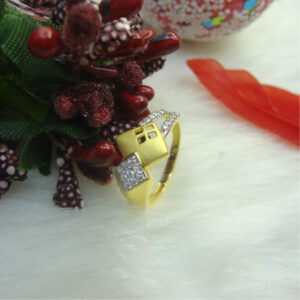 916 gold cz diamond ladies ring