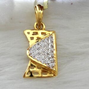 Fantastic curve0 22kt gold gents pendant
