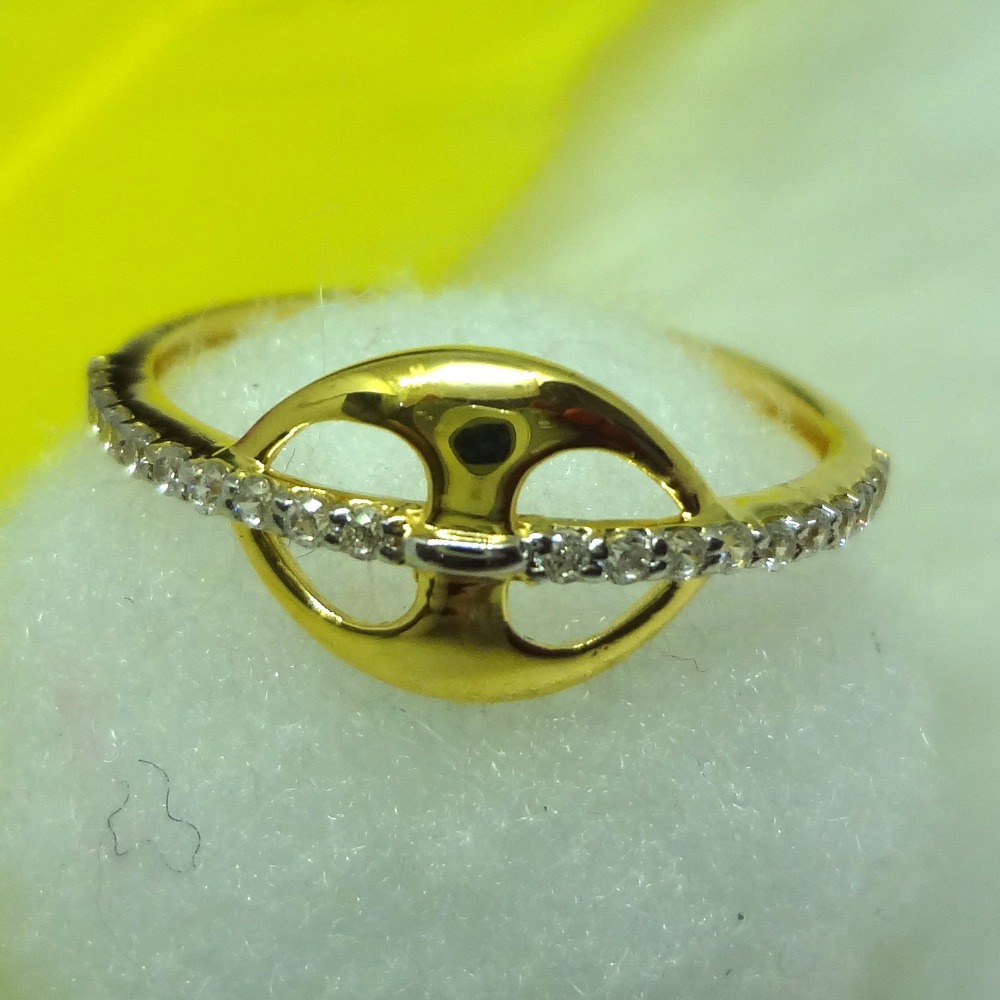 916 GOLD CZ DAIMOND  LADIES RING