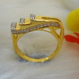 916 GOLD CZ DAIMOND  LADIES RING