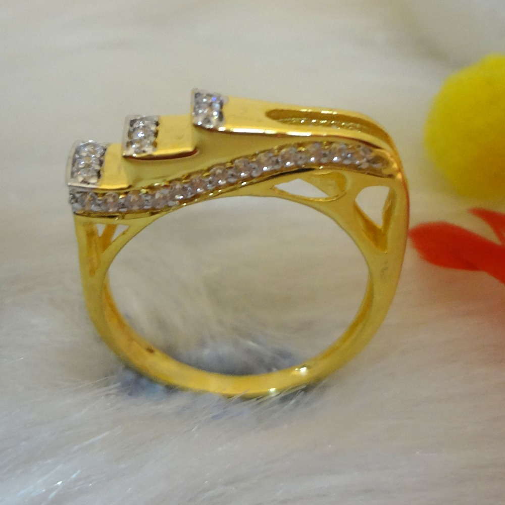 916 GOLD CZ DAIMOND  LADIES RING