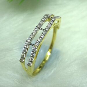 916 GOLD CZ DAIMOND  LADIES RING