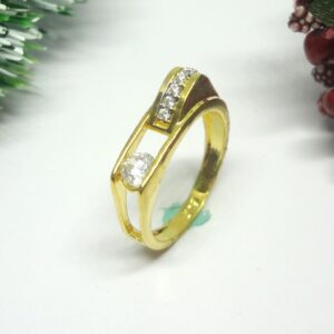 916 gold cz diamond ladies ring