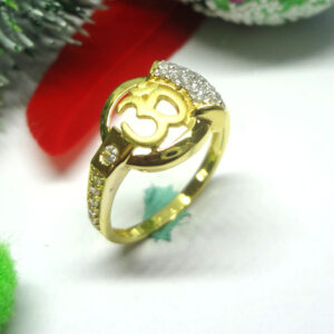 916 gold cz diamond ladies ring