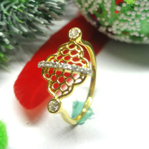 916 gold cz diamond ladies ring