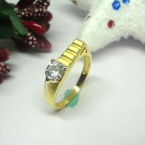 916 gold cz diamond ladies ring