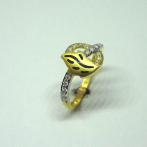 916 gold cz diamond ladies ring