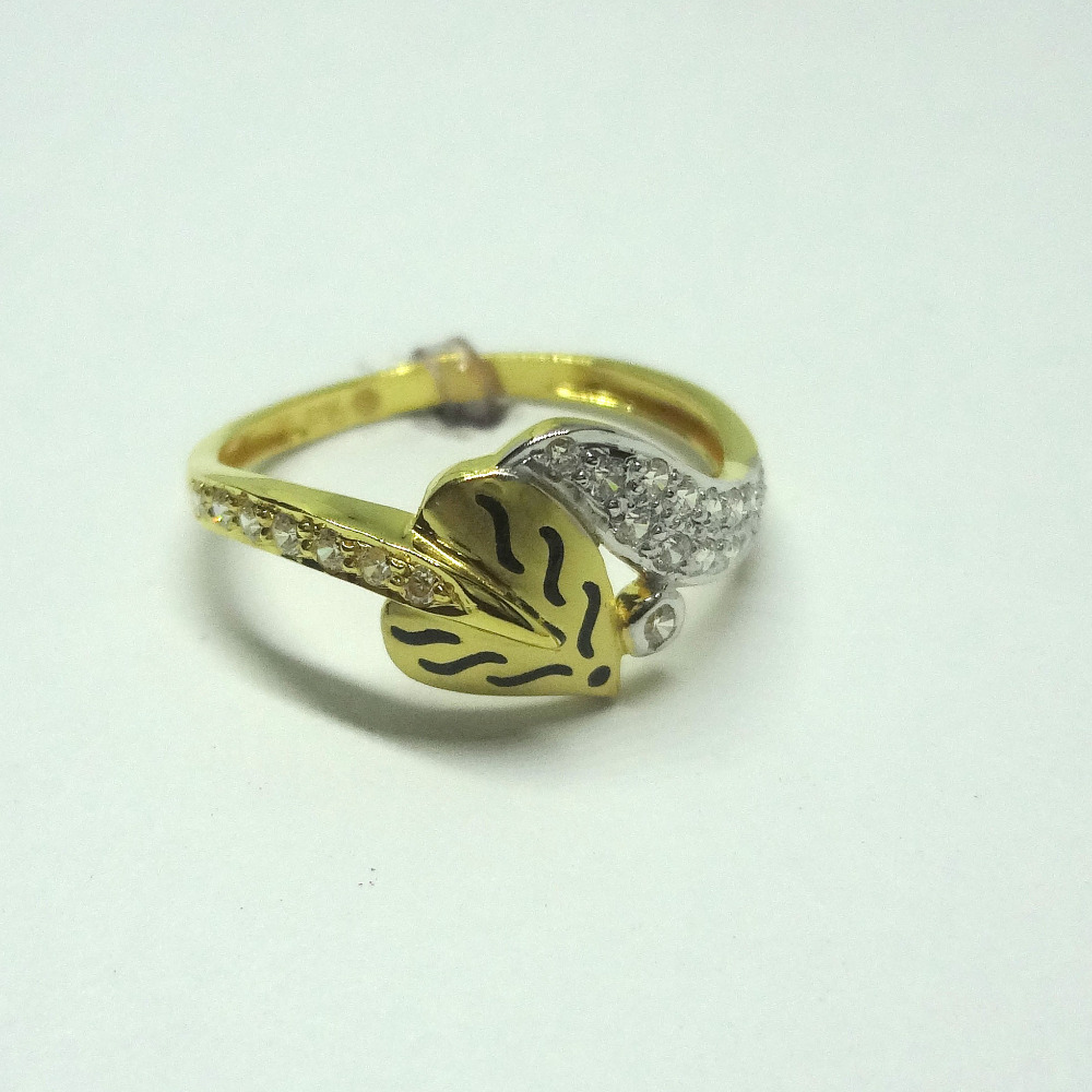 916 gold cz diamond ladies ring