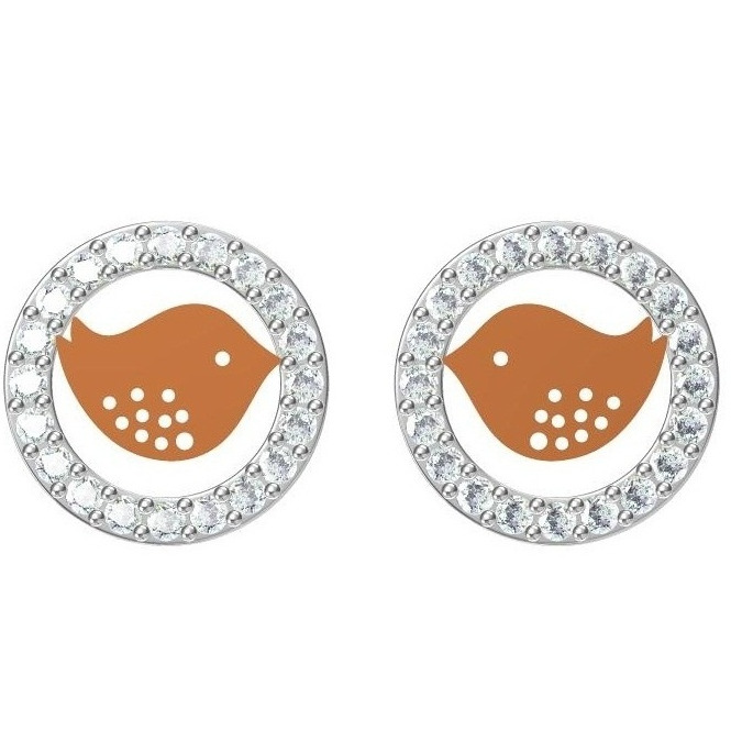 18kt cz rose gold tops