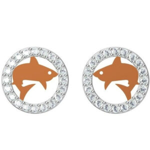 18kt cz rose gold tops