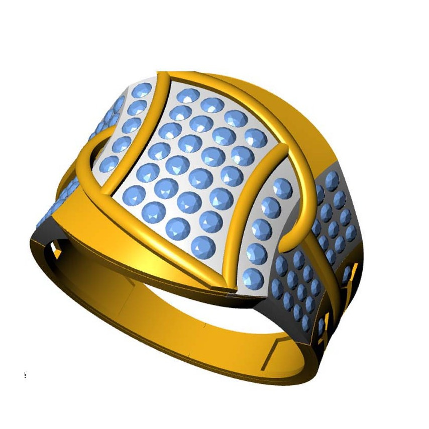 916 CZ DIAMOND GOLD RING