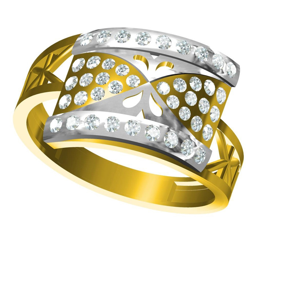 916 CZ DIAMOND GOLD RING